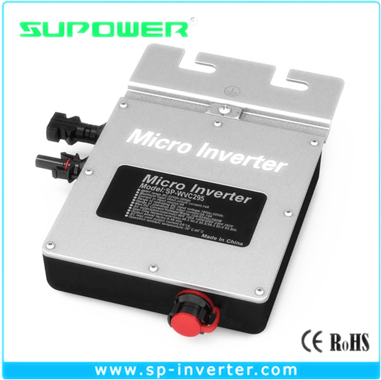 260W Waterproof IP67 Solar Micro Grid Tie Power Inverter