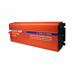 2500W UPS Pure Sine Wave Power Inverter with battery charger